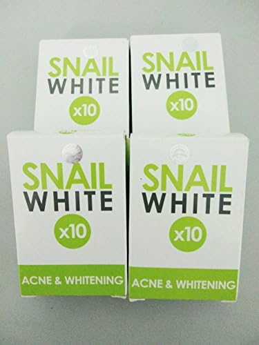 Snail White Acne and Whitening Glutathione Soap Bar 70 grams Pack of 4