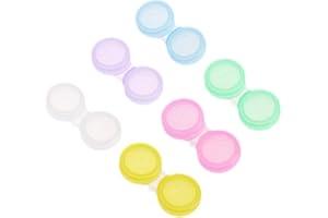 YOOHUA 60PCS Colorful Contact Lens Case - Bulk Eye Lense Cases, Holder Container Case