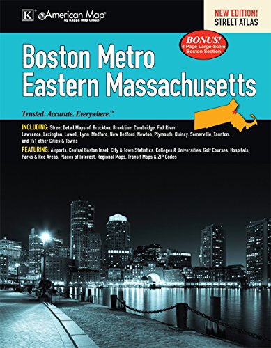 Boston, MA Metro & Eastern MA Street Atlas