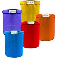 Bubble Bags 20 Gallon 5 Bag Ice Bubble Hash Bag Essence Extractor Kit and Premium Pressing Screen & Storage Pouch