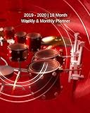 2019 - 2020 | 18 Month Weekly & Monthly Planner: July 2019 to December 2020 |Monthly Calendar with U.S./UK/ Canadian/Christian/Jewish/Muslim Holidays- ... 8 x 10 in.-Drums Musical Instruments Vol. 1 by Dazzle Book Press