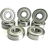 8x22x7mm ABEC 3 Precision Skate Ball Bearings Metal Shields (8)