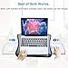 HUANUO Adjustable Lap Desk with Cooling Fan, Fits 15.6 Inch Laptops, Comfortable Laptop Desk Stand with 5 Adjustable Angles, Detachable Mouse Pad & Mesh Cushion Basethumb 2