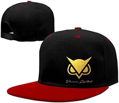 MPOD Vanoss Gaming Gold Owl Logo Hip-Hop Cap Red