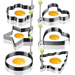6PCS-Fried-Egg-Cooking-Rings-Pancake-Mould-Cookies-Maker-Baking-Shaper-Stainless-Steel-Kitchen-Gadget-Tool 6PCS Fried Egg Cooking Rings Pancake Mould Cookies Maker Baking Shaper Stainless Steel Kitchen Gadget Tool