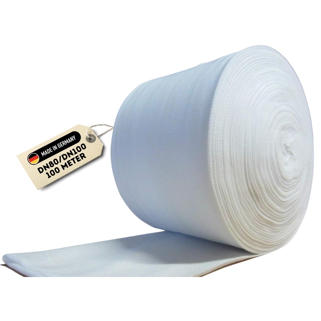 Drainage hose, drainage fleece, filter hose, F100, protective hose for drainage (100 m).