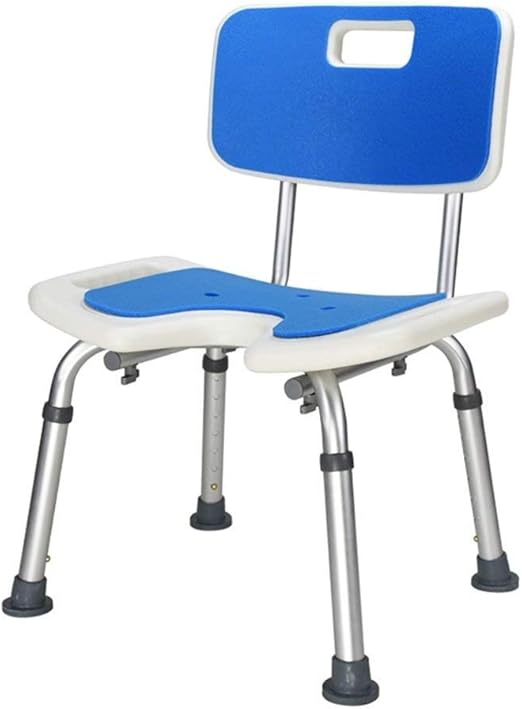 SUPMANg Fashion Thickening Plastic Shower Stool,Height Adjustable