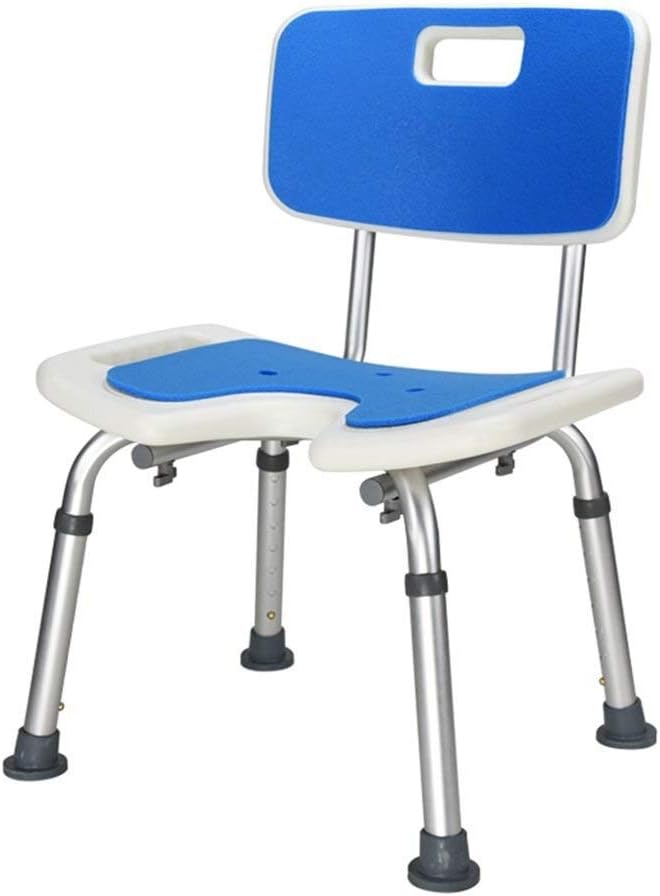 SUPMANg Fashion Thickening Plastic Shower Stool,Height Adjustable