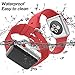 BMBEAR For apple watch band 42mm 38mm Soft Silicone Replacement iWatch strap for Apple Watch Series 3 Series 2 Series 1 Red