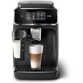 PHILIPS 2300 Series Fully Automatic Espresso Machine, LatteGo Milk System | 3 Coffee Pre-Sets, ceramic grinder, customizable coffee strength &amp; cup size, hot water, 15-bar pressure (EP2330/14)