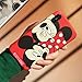 Ultra Slim Soft TPU Red Mickey Minnie Mouse Case for iPhone X iPhoneX 2017 Shockproof Thin Comfortable Textured Smooth Disney Cartoon Cute Chic Lovely Stylish Cool Girls Women Teens Kids