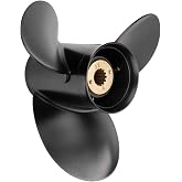 VIF Boat Propeller for Mercury 30-70hp 13 Spline 13p 9p 10p 11p 14p 15p | Aluminum Outboard Propeller for Mercury Engines 30/35/40/45/50/55/60/70hp 3-1/4" Gearcas RH Not for EFI Engine