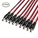 X-group 20pack 10 inch(30cm) 2.1 x 5.5mm Male DC Power Pigtail Connectors for CCTV Surveillance Camera