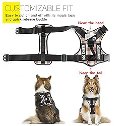 Demigreat Service Dog Harness, Reflective Dog Vest
