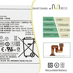 MULS EB-BT725ABU Replacement Battery Compatible