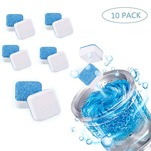 Solid Washing Machine Cleaner, Gutyepe Washer Decontamination Cleaning Detergent Effervescent Tablet - Washing Machine Cleaner Descaler Deep Remover Deodorant - Thumbnail 7