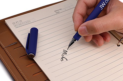 Jw.org Pens with Jw.org Logo 12 Pack-Pens-Blue Black Red Exterior Color Each Color 4 Black Ink Pens -Total 12 Pens