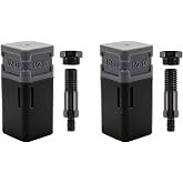 ZIOJOVK 2PCS Riveting nut Tool Replacement Mandrel, Metric and SAE Mandrel (1/2-13)