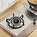 Stove Burner Covers Reusable Thinner Gas Stove Protectors Easy to Clean-Silver(8pcs)