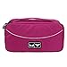 BAGSMART Travel Gear Luggage Packing Cube Lingerie Travel Case Bra Underwear Bag, Rose red
