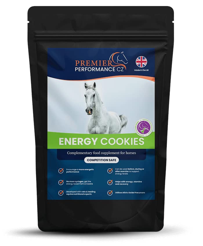 Premier Performance CZ Energy Cookies - Horse/Pony 10 pack Supplement.- Performance without Fizz