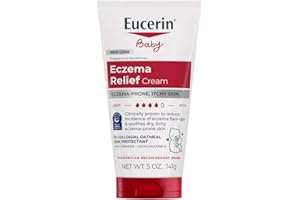 Eucerin Baby Eczema Relief Body Cream, Steroid & Fragrance Free for 3+ Months of Age, 5 oz. Tube