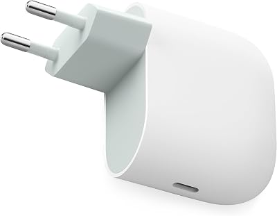 Caricatore Google USB-C 45 W - Caricatore per la ricarica rapida di smartphone Pixel - Compatibile con i prodotti Made by Google e altri dispositivi USB-C® - Bianco ghiaccio