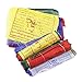 Maha Bodhi Tibetan Wind Horse Lungta Prayer Flags - 5 Vibrant Color Sets 6 x 6 Inches- Pack of 50