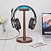 Artinova Wooden Headset Holder Headphone Stand Hanger with a Cable Holder Walnut Color ARTA-0053