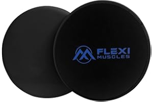 Flexi Muscles Core Sliders Dual Sided Sliding Discs for Use on All Floors. Our Core Sliders are ideal for Abs exercises, Yoga, Pilates and Home Workouts.