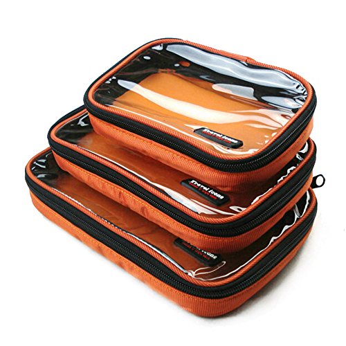 Womhope set of 3 - travel storage bag squares makeup ba…