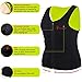 Alphalon Fit Men's Premium Waist Trainer Vest | Weight Loss, Sauna, Body Shaper, Sweat, Belt, Corset, Hot Neoprene with Zipper | Burn Extra Fat with a Free Simplified Weight Loss Guide (X-Large)
