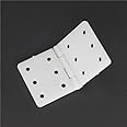 16x28 mm 0.63" x1.1'' Pinned Nylon Hinges RC Airplane Plane Parts Replacement (Pack of 20)