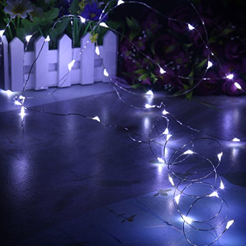 image for 4 Set Lhomeled Led String Lights 16.5ft/5m 50 Leds Decorative Fairy Ba