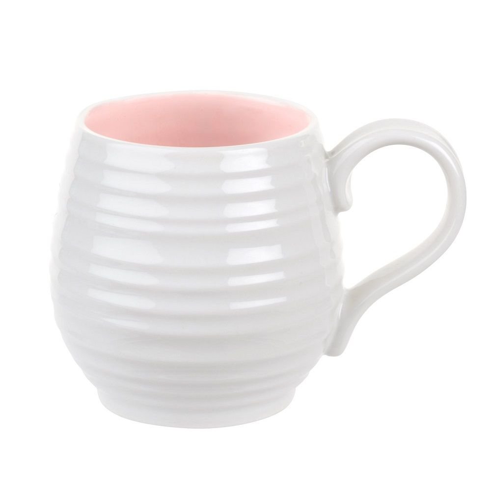 Portmeirion Sophie Conran Barrel Honey Pot Mug Set of Four - Pink (Mug