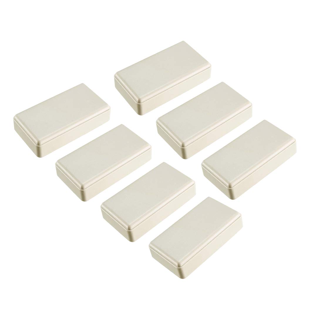 Sourcingmap 7pcs 49 x 28 x 14mm Electronic Plastic DIY Junction Box Enclosure Case Beige