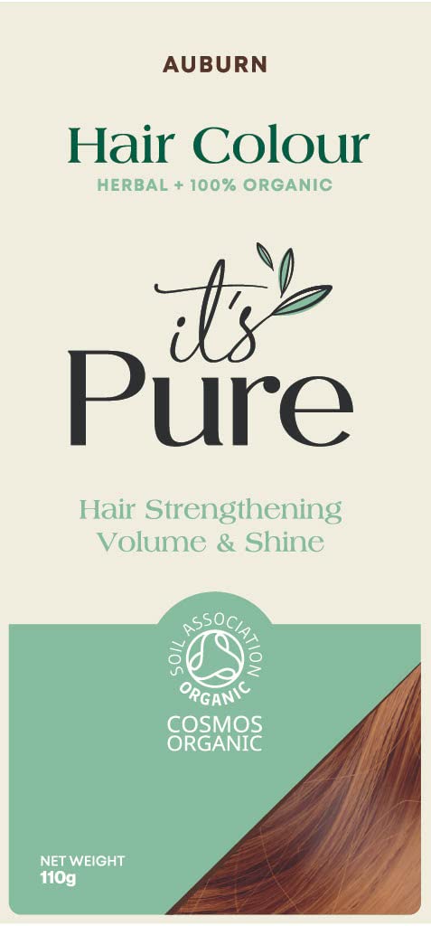 It's Pure Organic Herbal Hair Dye in Auburn 110g