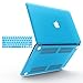 IBENZER Compatible with MacBook Pro 13 Inch Case 2015 2014 2013 end 2012 A1502 A1425, Hard Shell Case with Keyboard Cover for Old Version Apple Mac Pro Retina 13, Sky Blue, R13SBL+1
