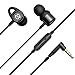 SoundPEATS SP-BW30 in-Ear Headphones Noise Cancelling Earphones Stereo Earbud Headphones, Crystal Clear Sound, Comfort-Fit, iPhone and Android Compatible - Black