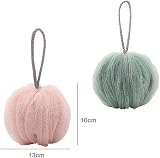 Omenluck 2Pcs Loofah Bath Balls Mesh Shower Sponges Body Deep Cleaning view 2