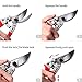 4-FQ Pruning Shears Garden Shears SK-5 Steel Blade Garden Ratchet, Hand Pruners with Ergonomic Grip & Safety Lock, Bypass Pruners,Tree Trimmers Secateurs,Clippers for The Garden Plants,Flowers.