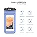 [2 Packs] Bfull Waterproof Phone Case With Dual Waterproof Measures, Universal Cell Phone Dry Bag Pouch for Outdoor Activities for Devices up to 6.0’’ (Blue)