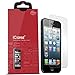 iCarez HD Anti-Glare Screen Protector for iPhone SE 2016/ iPhone 5S/ iPhone 5, 3-Pack Matte