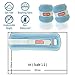 SHOUNg Reflective Ankle/Wrist Weights (1 Pair) with Adjustable Strap for Fitness, Workout, Exercise, Walking, Jogging, Gymnastics, Aerobics and Gym (Aqua, 4lbs)