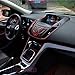 Car Interior Moulding Trim,3D DIY 5 Meter Flexible Interior Exterior Decoration Moulding Trims Strips line Stickers for Auto Accessories(Red)