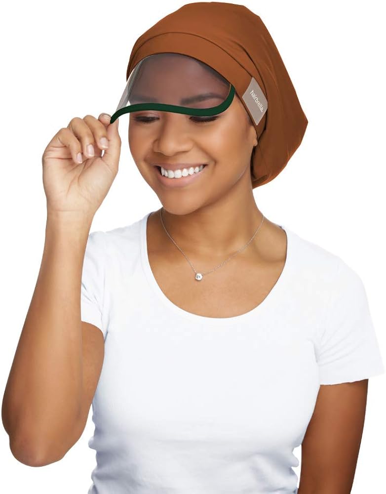 Hairbrella Women’s Rain Hat, Waterproof, Sun Protection, Satin-Lined, Packable