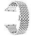 Apple Watch Band,URBST Stainless Steel Metal Watch Strap Replacement Bracelet for Apple iWatch Series 1, Series 2 (Silver-38mm)