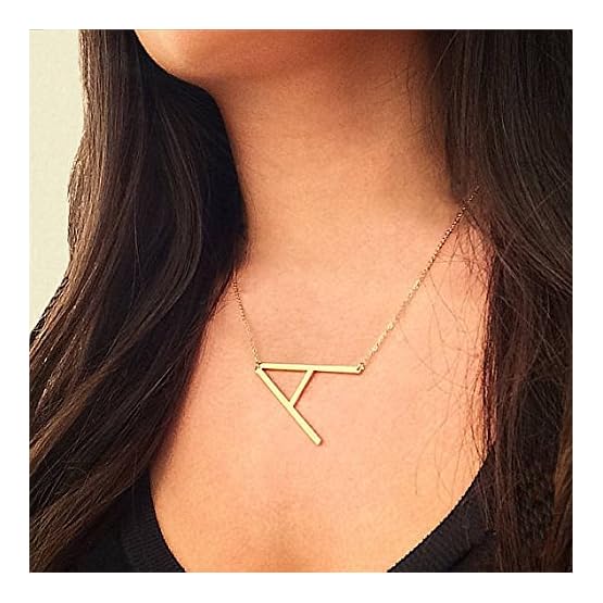 RINHOO-Sideways-Large-Initial-Necklace-Gold-Big-Letter-Script-Name-Stainless-Steel-Pendant-Monogram-Necklace-for-Women-Giftfrom-Alphabet-26-A-Z RINHOO-Sideways-Large-Initial-Necklace-Gold-Big-Letter-Script-Name-Stainless-Steel-Pendant-Monogram-Necklace-for-Women-Giftfrom-Alphabet-26-A-Z