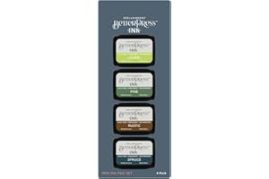 SPELLBINDERS Woodlands BetterPress Ink Mini Set - 4 Pack
