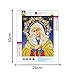 Diamond Painting,Hongxin Round Drill 5D DIY Diamond Painting Heavenly Father Our Lady Son Religion Icons Embroidered Full Crystal Mazayka Diamond Embroidery Religious Church Wedding Souvenirs Gift (A)